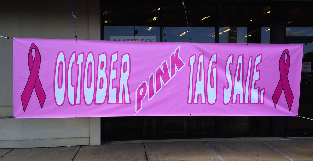Pink Cancer Banner