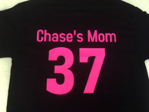 BaseBall/Softball name and numbers