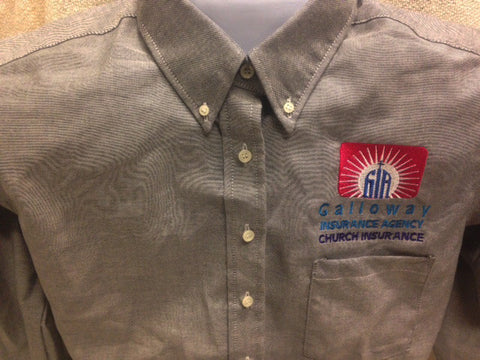 Embroidered company shirts